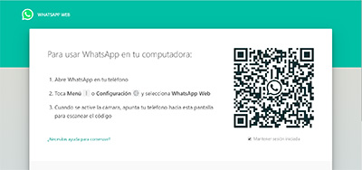Whatsapp web codigo QR
